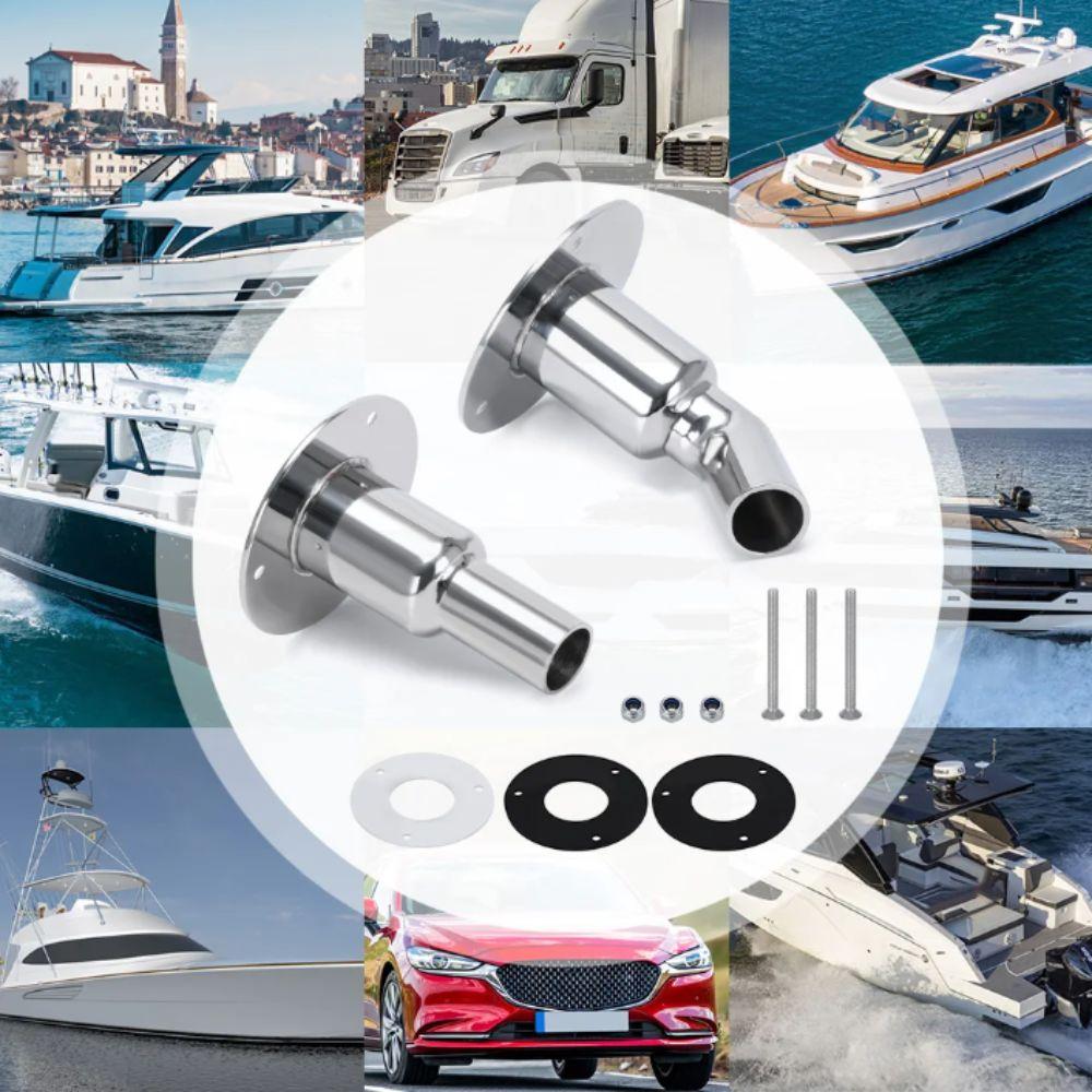 Stainless Steel Marine Heater Exhaust Steel 316 Hull Skin Fittings Marine Hardware  Marine Boat