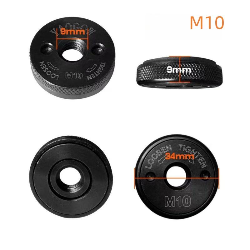 M14 Thread angle grinder self-locking pressing plate Angle Grinder Quick release Flange Nut Clamping Power Chuck Tools Parts 1PC