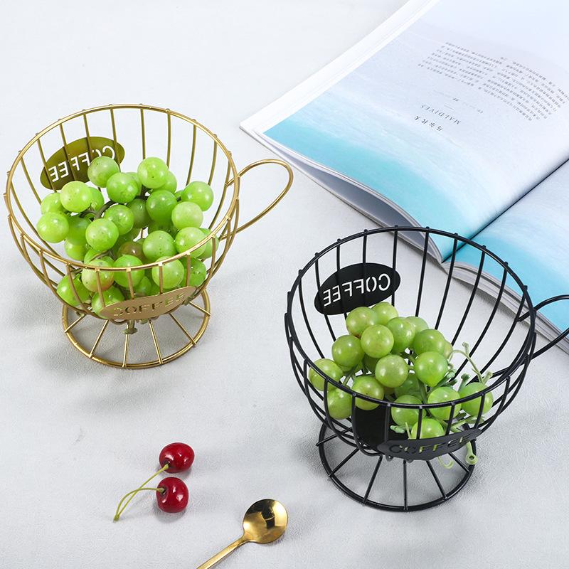 Metal Coffee Capsule Holder Large Capacity Cup Coffee Pod Organizer For Coffee Shop Bar Display Kitchen Storage Accessories