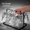 Chixing Vintage Embossed Glacier Glassware Set