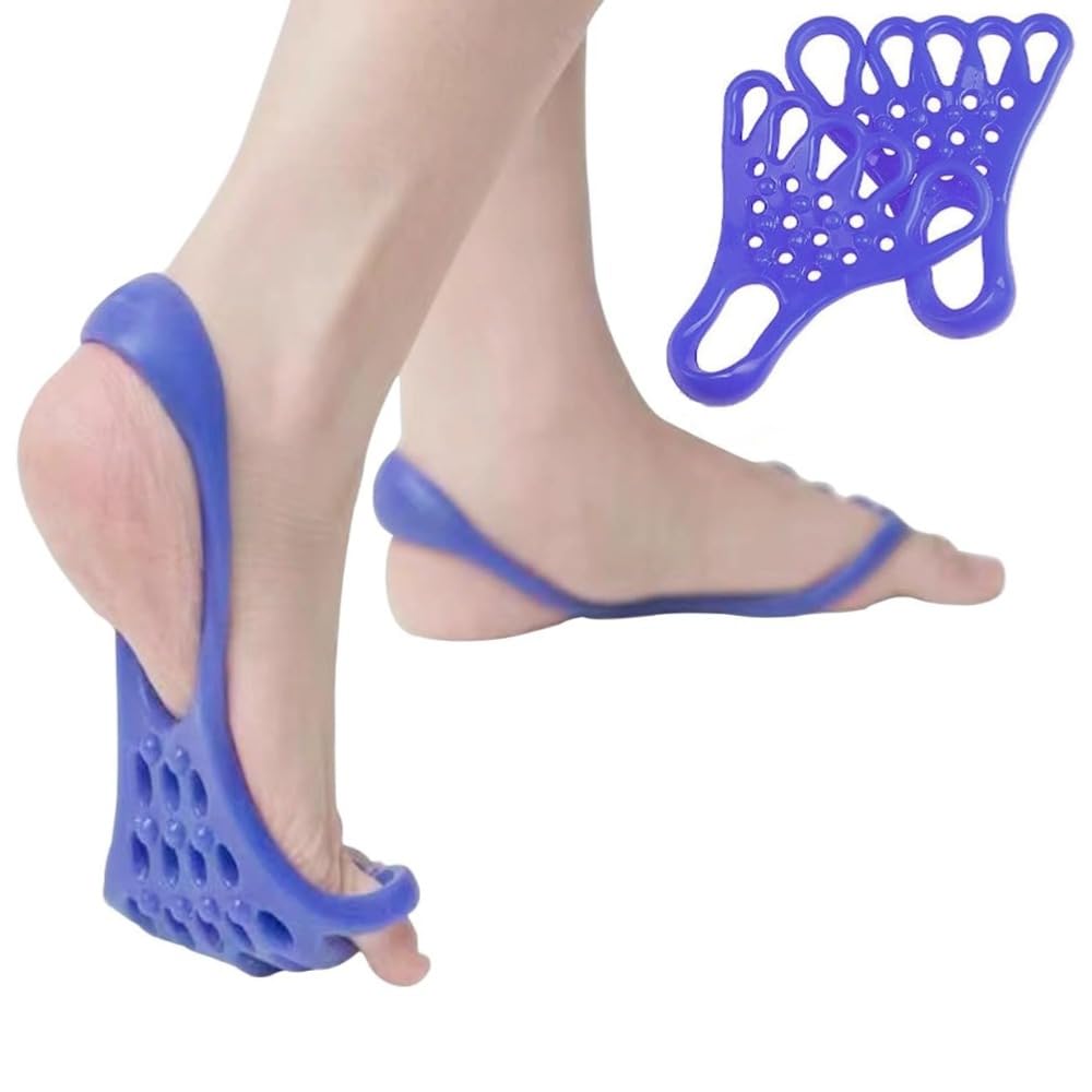 

Itisyou Toe Toe Sole Stretch Foot Plantar Foot 1 Pair Training, Spreader, Bands, Reflexology, Strengthening, Stretching, (Blue) синий