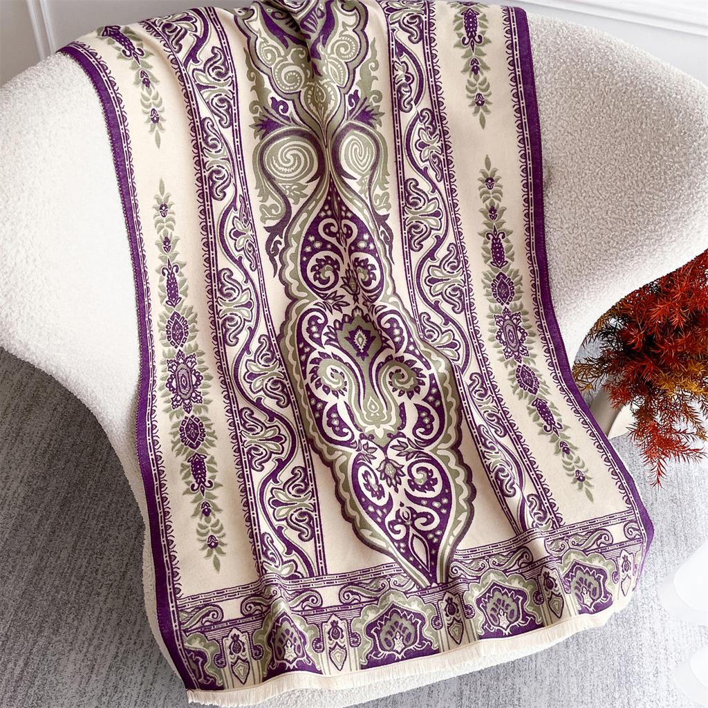 2025 Luxury Styles Winter Women Scarf Imitation Cashmere Thicken Warm Shawl Pashmina Scarves Female Wrap Blanket Ladies Fashion