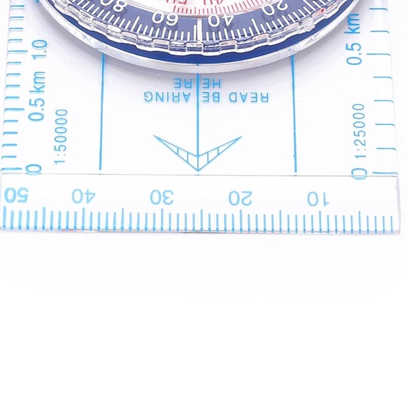 Multifunctional Keychains Compasses Portables Navigation Hiking Equipment for Campers and Explorers