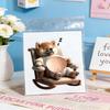 1/4Pcs Anti-Collision Sticker Soft Elastic Dog Belly Design Stress Relief Toy Kids Adults Portable Decompression Tool