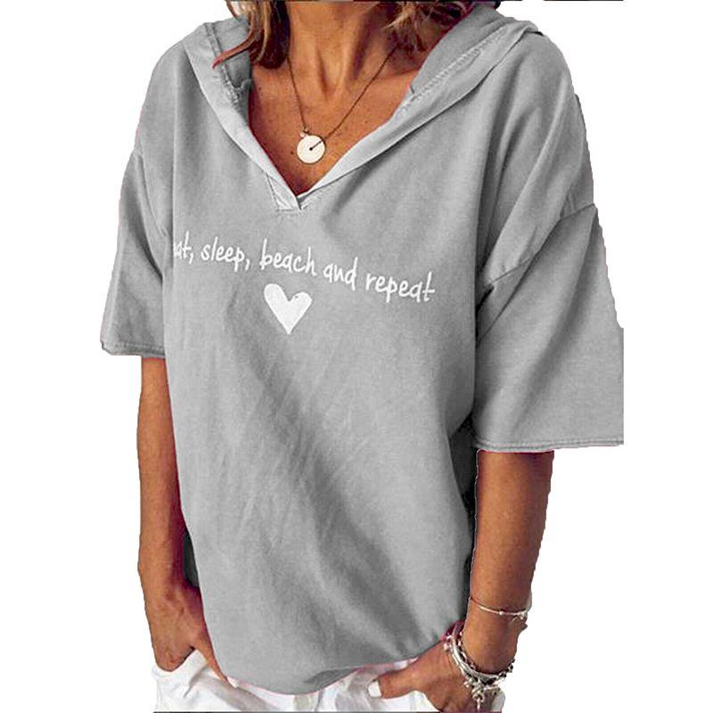 Sleeve Short Women Loose T Shirts Fashion Ladies Summer Casual Blouse Tops Shirt