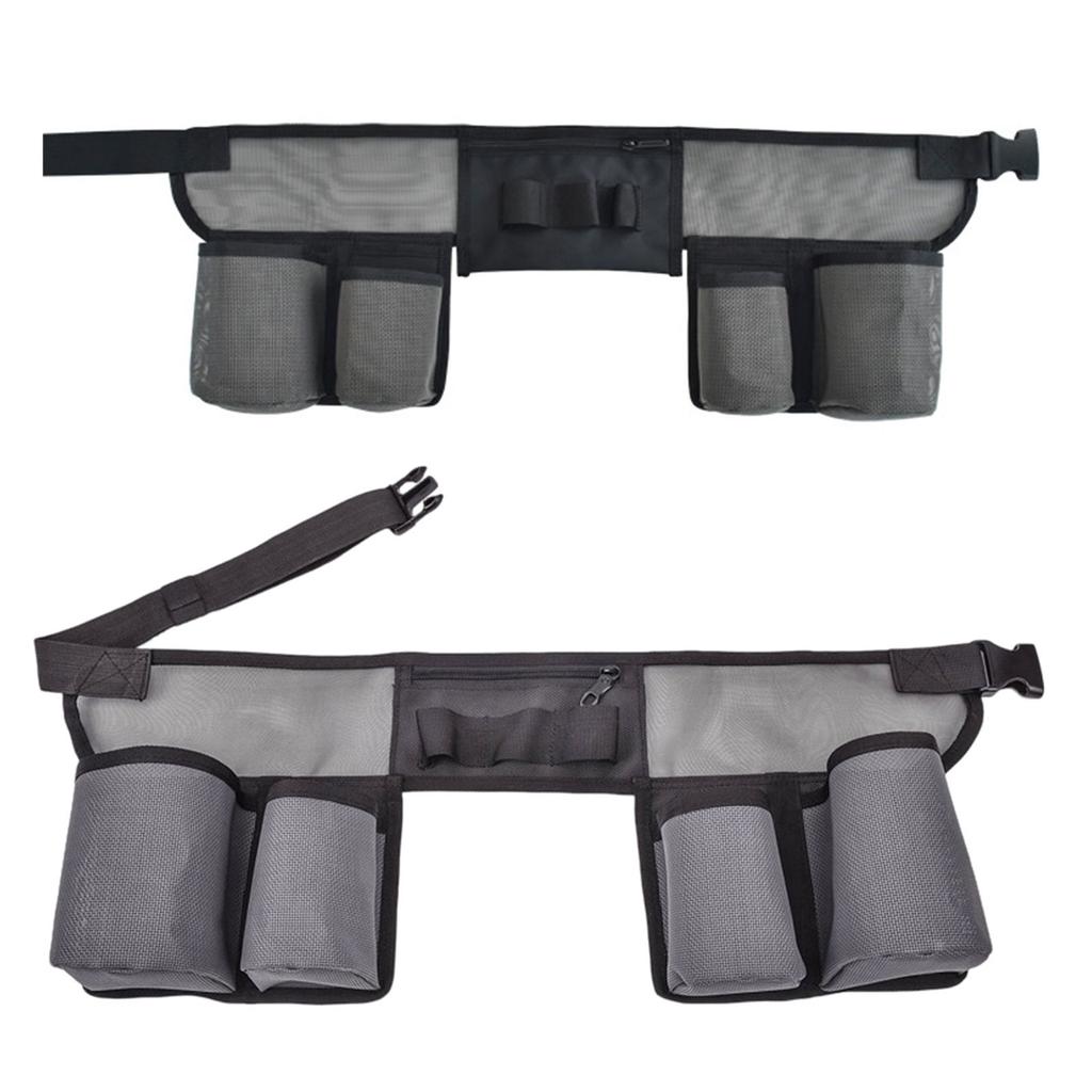 High Capacity Cleaning Supply Holders with Organizational Pockets Ensuring Quick Retrieval of Essential Equipments