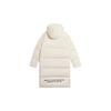 Li Ning Sports Lifestyle Series Solid Color Casual Down Jacket Unisex Outerwear Off-White AYMS373-1