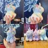 Unicorn Plush Keychain With Bow Decoration And Bright Colors For Kids And Collectors