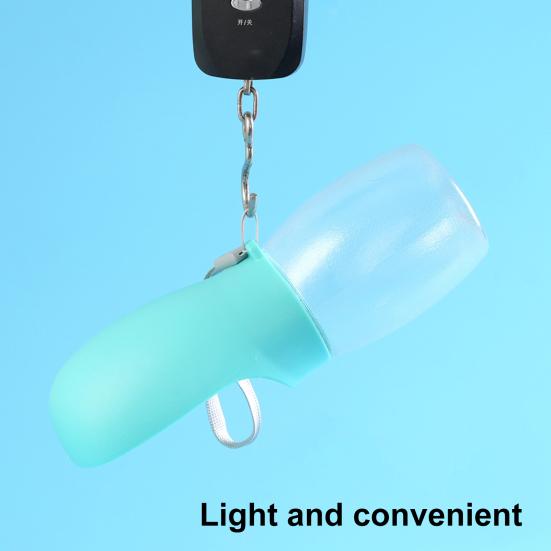 300ml Leak Proof Dog Water Bottle Outdoor Portable Puppy Water Dispenser with Bowl for Walking Travel Hiking