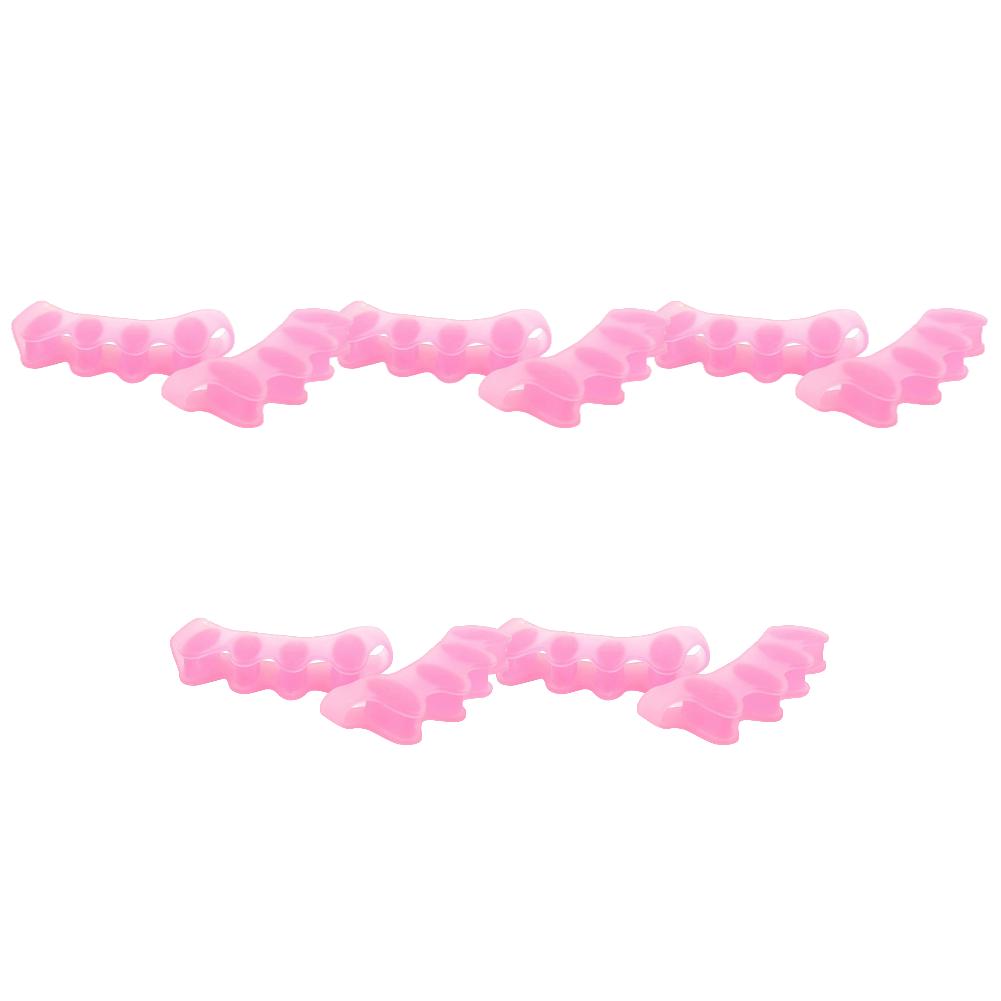 1-5 Paar Silikon Zehenschützer Finger Zehenspreizer Hallux Valgus Korrektur Fußdehner Strecker Schützer Schmerzlinderung Fußpflege