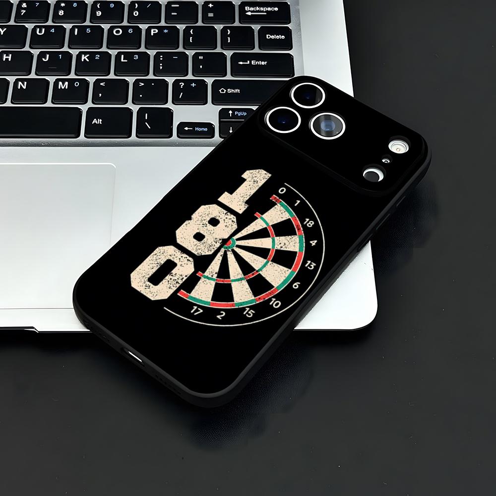 Playroom Dart Printed Phone Case For IPhone 17 Air 16 E Pro Max 15 14 13 Mini 12 Pro 11 Max Plus Black Soft Shell