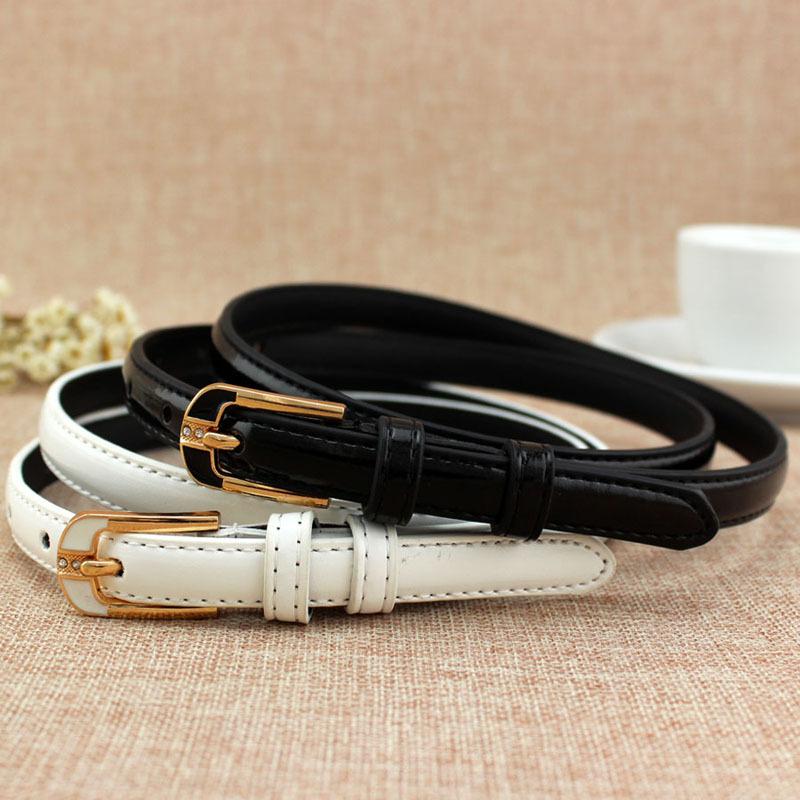 Women'S Spring And Summer Belt, Rhinestone Inlaid Pin Buckle, Women'S Thin Skirt Decorative Belt