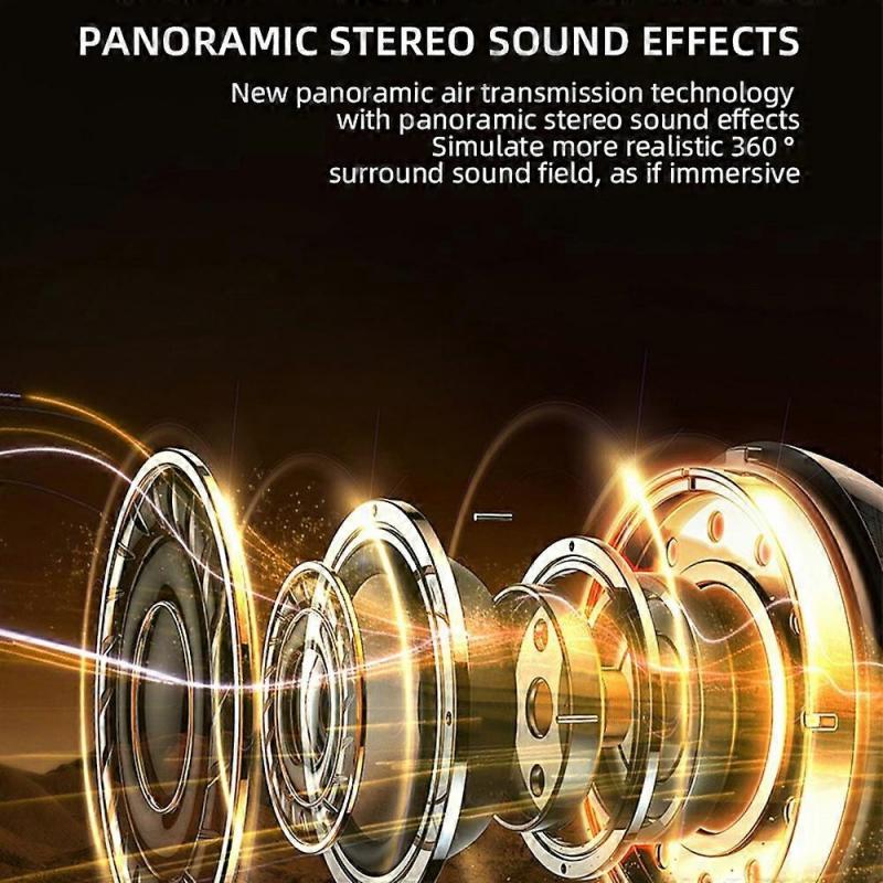 P-Q10 AI Smart Translation Earbuds BT Headset Digital Display Hanging Ear Wireless Earphones - Cyan