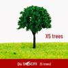 Finished Plastic Model Tree for Architectural Sand Table Scene Construction