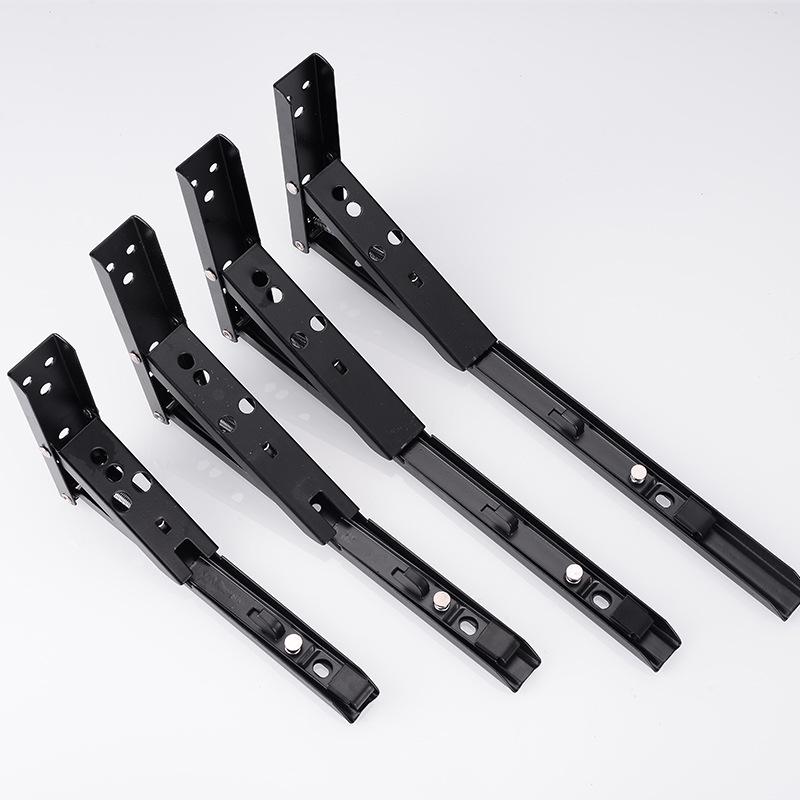 Punch-Free Triangle Wall-Mounted Stainless Steel Folding Bracket Shelf