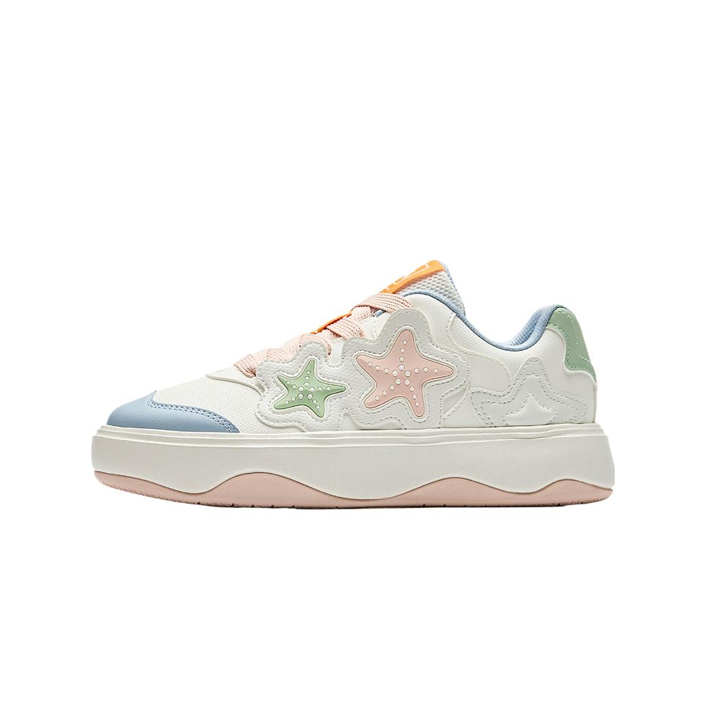 Anta Childrens Souffle Lifestyle Series Simple Trendy Versatile Fashion Childrens Sneakers Kids Sneakers Ivory 322538011-4