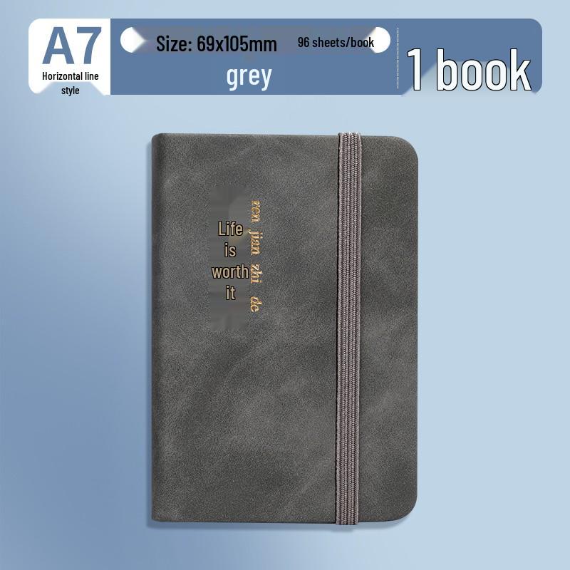 A7 Mini Pocket Notebook - Portable, Simple Style, High Value Memo Pad
