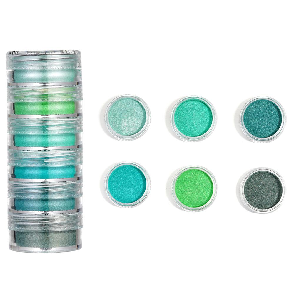 6Colors/Set Pearl Powder Pigment Resin Mold Colorant Dye Pearlescent Epoxy Resin Pigment for DIY Epoxy Resin Crafts Supplies