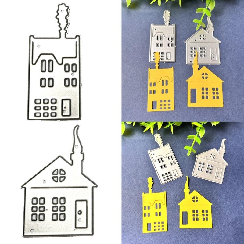 House Metal Cutting Dies DIY Craft Carbon Steel Embossing Template Stencil Scrapbooking for Card Die Cuts Mold