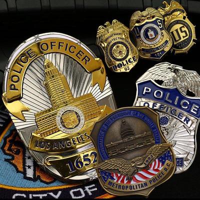 Military Fan Metal Badge Outdoor Bronze Medal Collar Badge Shoulder Badge US Badge Hat Badge Badge