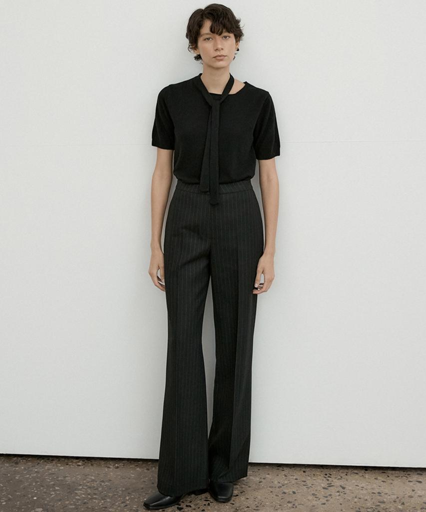 OCTETTE Wool Tie Half Sleeve Kint_3Color