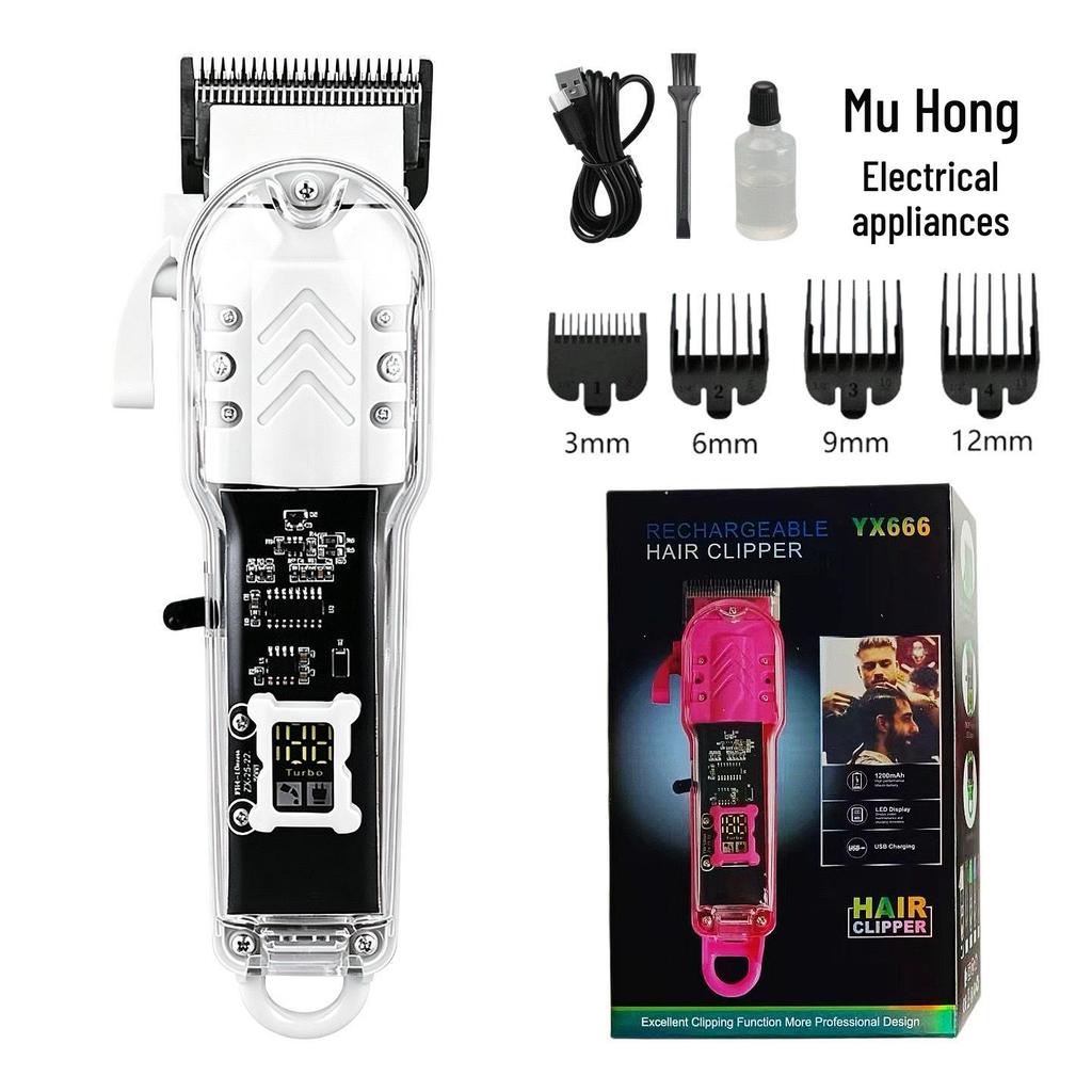 Professional High-Power Electric Hair Clipper for Home and Barber Use