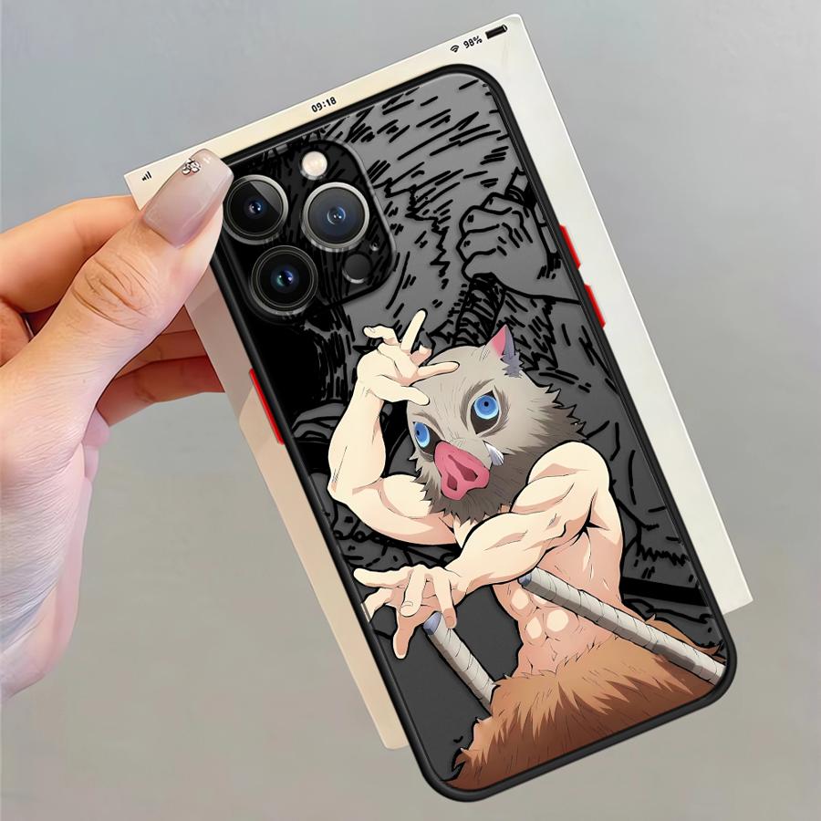 

Чехол для телефона Demons Slayers с рисунком для iPhone 17 Pro Max 13 Mini 15 11 Air 14 12 XS XR 16 Plus 7 8 SE iPhone 14 Pro Max