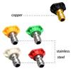 Rotating Dirt Blaster Turbo Nozzle 360 Rotating High Pressure Water Gun Head 3600 PSI Pressure Washer Nozzle for Pressure Washer
