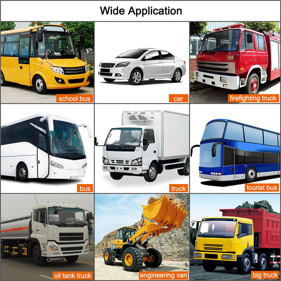 4CH 4G Car DVR AHD GPS Remote 4-Cam Real-Time Video Recorder