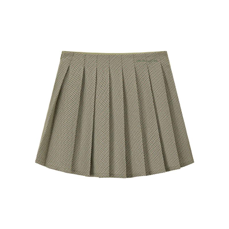 

ELLE KIDS Girls Retro Houndstooth Pleated Skirt 130