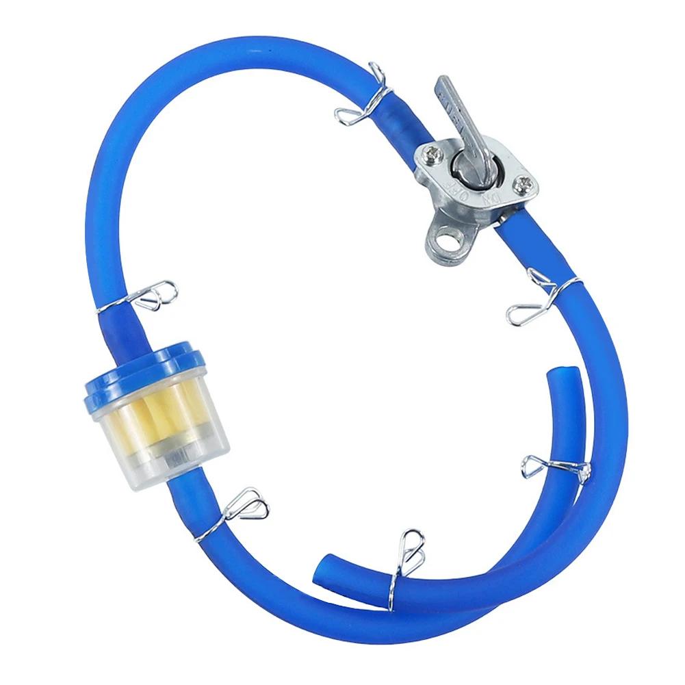 Universal Motorcycle Moped Fuel Filter Motorcycle Gas Fuel Oil Filter 6mm for Scooter Dirt Bike ATV