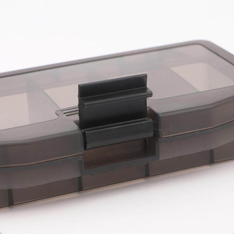 Tackle Storage Case Lures Baits Container Box 5 Compartments Fishing Tackle Box