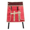 Tent Stake Storage Bag Simple Handle Design Mesh Pocket Oxford Cloth Tent Pegs Camping Hammer Store Pack Red