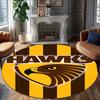 1pc Football Team (69) Print Round Carpet Chair Round Carpet Suitable for Bedroom Living Room Home Decorative Carpet