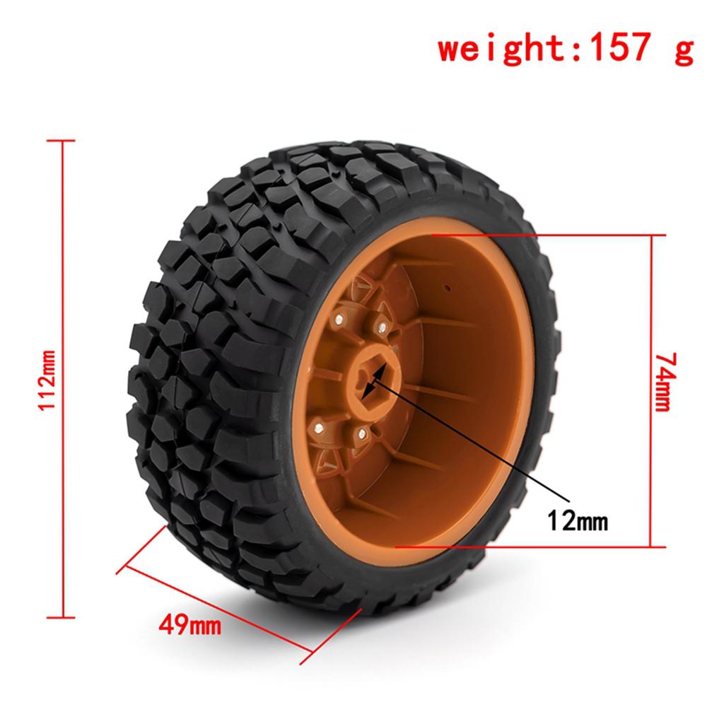 Car Tires with Wheel Rims 4pcs Replacement for 1Celsius10 slash K1 Short Truck