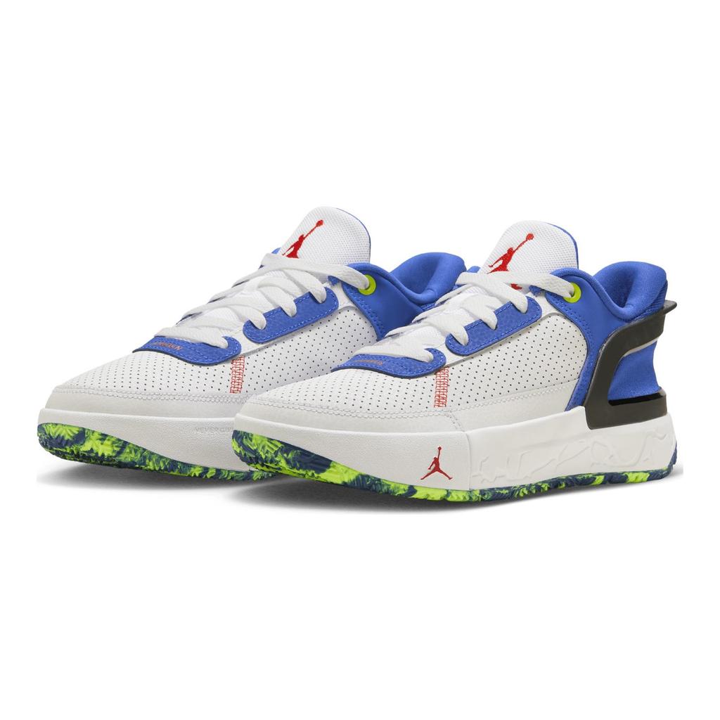 Air Jordan Day 1 EasyOn GS White Storm Blue Kids Sneakers Treasure-Blue University-Red FQ1306-100