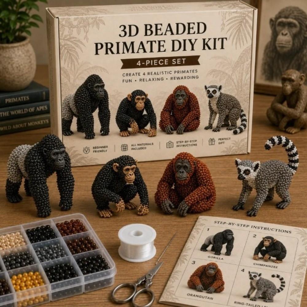 Animal Shape Bead Craft Set Beginner Friendly Handmade Craft Kit Creative DIY Craft Kit Kids Craft Style 7