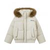 Womens Oversized Cotton Puffer Coat 2026 Winter Korean Style Thick Fleece Lined Hooded Jacket With Fur Collar Casual Versatile