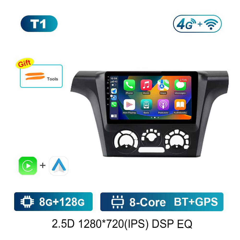 Car Radio Multimedia Player 9 inch for Mitsubishi Outlander 1 2002 - 2008 Android 4G Navi GPS WIFI IPS Touch Screen DSP Stereo