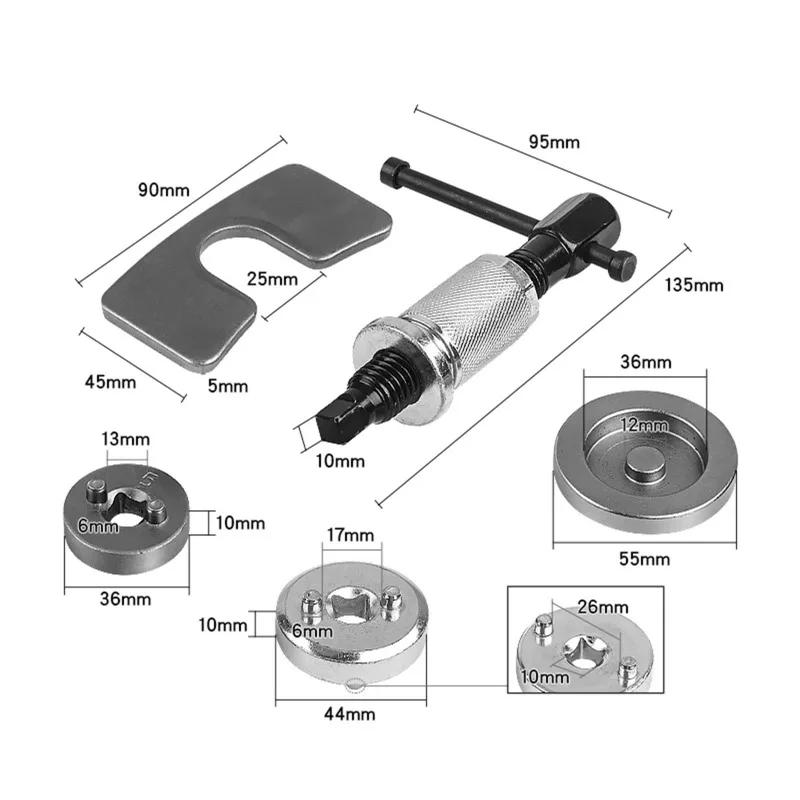 Xiaomi 5 Pieces Disc Brake Spreader Direct Replaces Assembly Disc Brake Pad Installation Spreader Brake Caliper Press Tool Car Tools