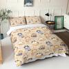 Kawaii Cat Duvet Cover Set for GirlsCute Cartoon Animal Kitten Bedding Set Lovely Romantic Theme Soft Comforter Cover Full Size