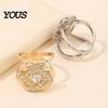 Luxury Scarf Buckle Twist Knot Ring, Rhinestone Holder Decorative Elegant Clasp Slide Ring for Women Neckerchiefs Shirts Shawls Accessory