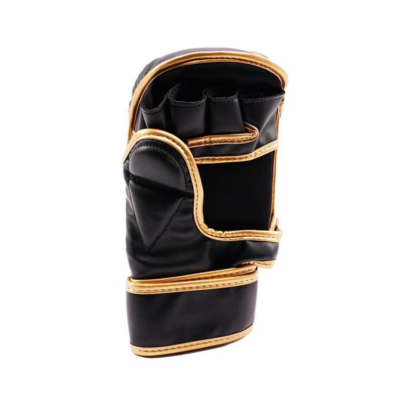 Stormcloud Lynx Mma Sparring Gloves Black/Gold 7Oz M/L