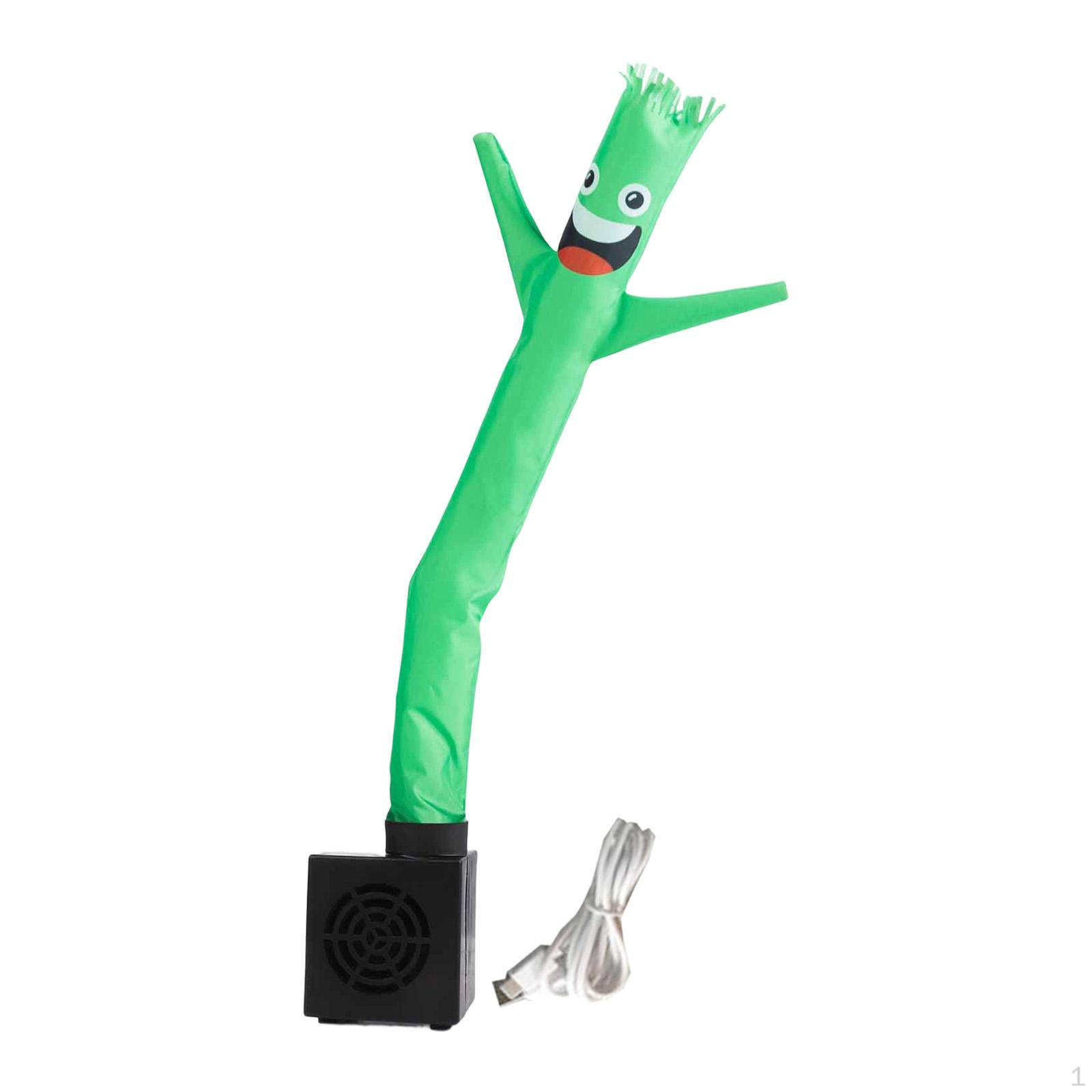 

Decoration with Inflatable Man And Dancing Function Via USB, Ideal Gift for Parties зелений