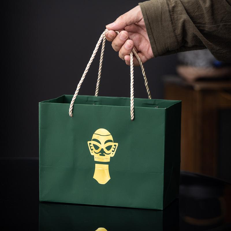 Sanxingdui mask office cup merchandise souvenir ceramic tea set business company activities museum collection gifts