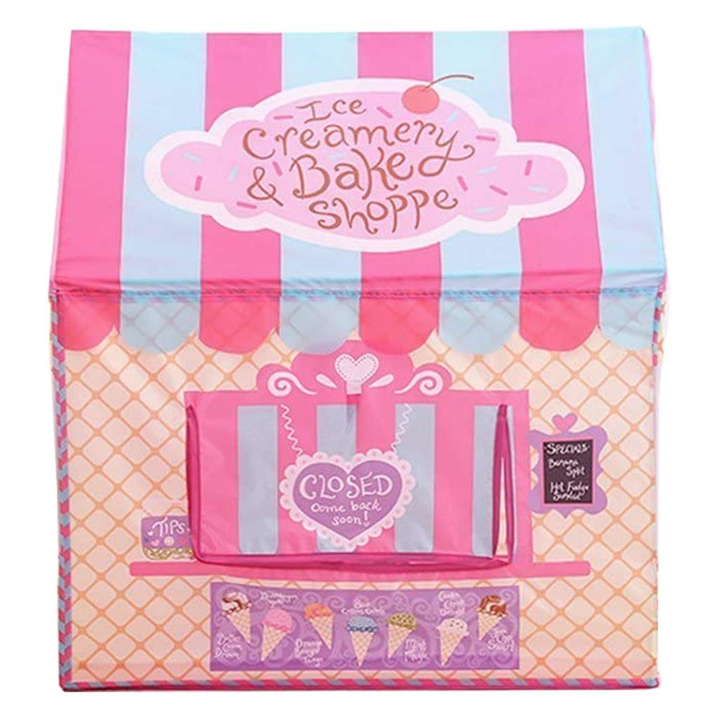 Yalufa Kids Tent Secret For Pretend Play Tent, Children's Tent, House, Foldable, Base, Playhouse, Indoors, Backyards, Parks, (Pink)