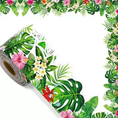10 Colors 60 Feet Self Adhesive Border Classroom Decors Border Trim Sticker Flowers Trim Border Bulletin Board Border Trim