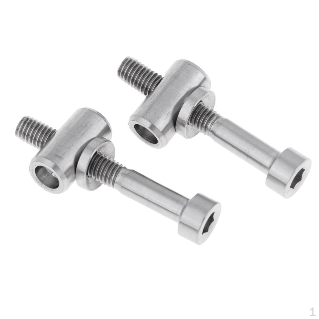 

25x30/35/40mm Bike Seat Post Fixed Titanium Alloy Screw Titanium Color M5x30