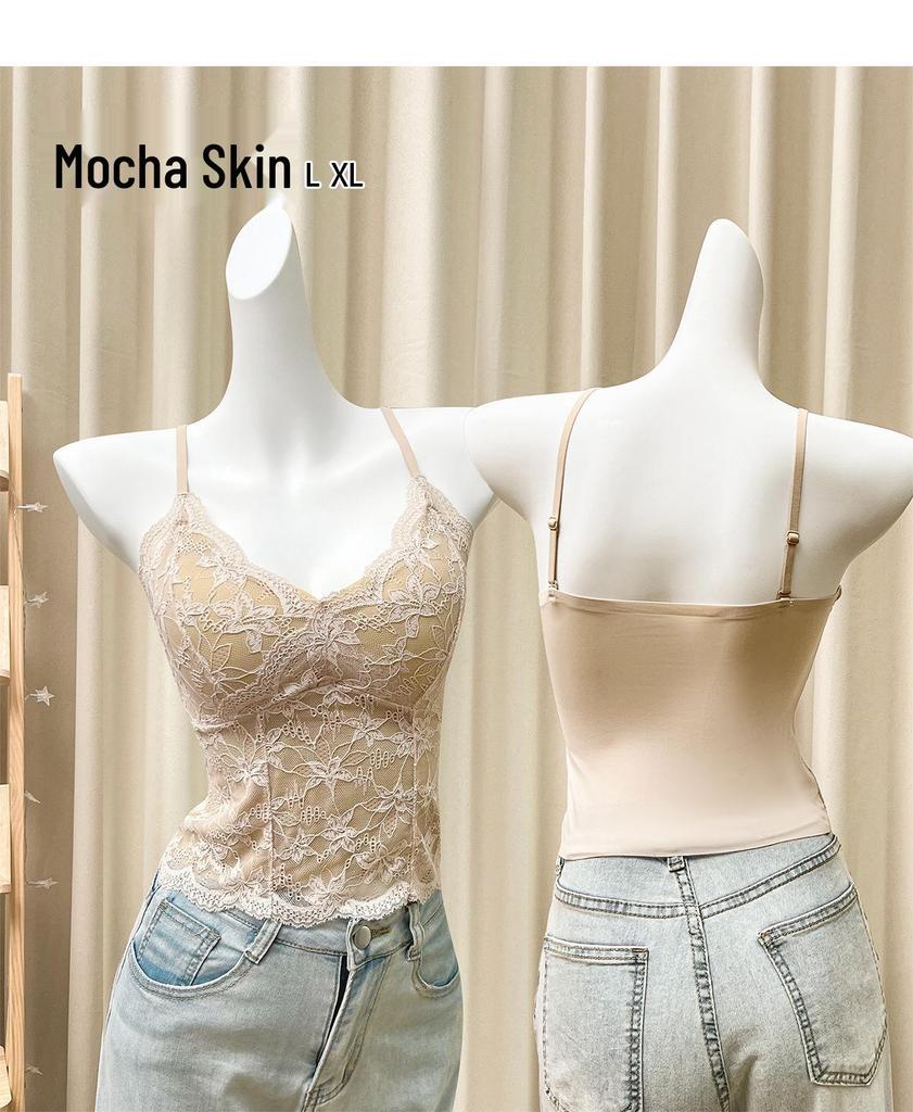 6099 Women's Lace Camisole Bra with Side Support - Spring/Summer Collection