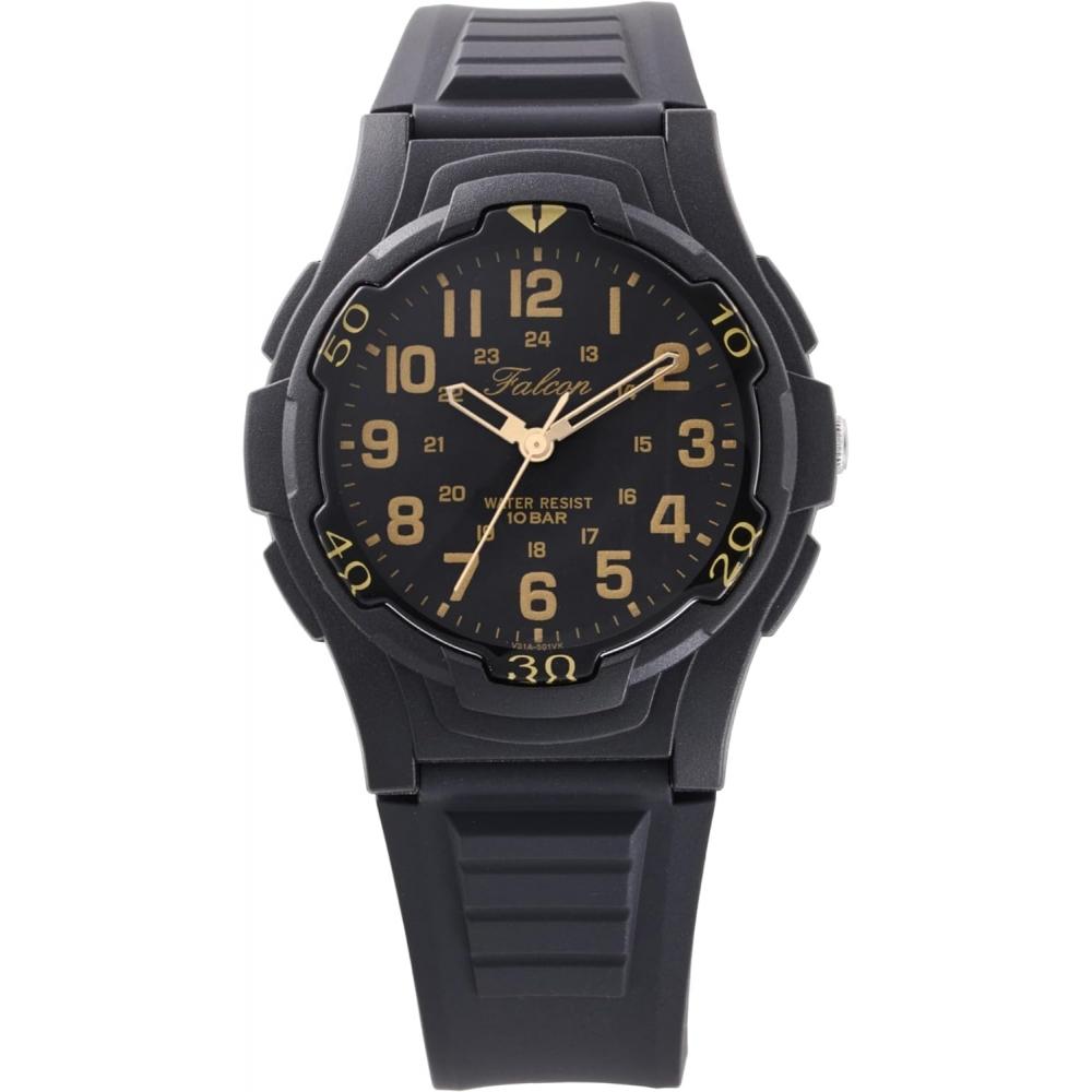 

Citizen QA [Эксклюзив Amazon.co.jp] [Citizen QQ] Часы аналоговые водонепроницаемые с уретановым ремешком V31A 501VK мужские черные